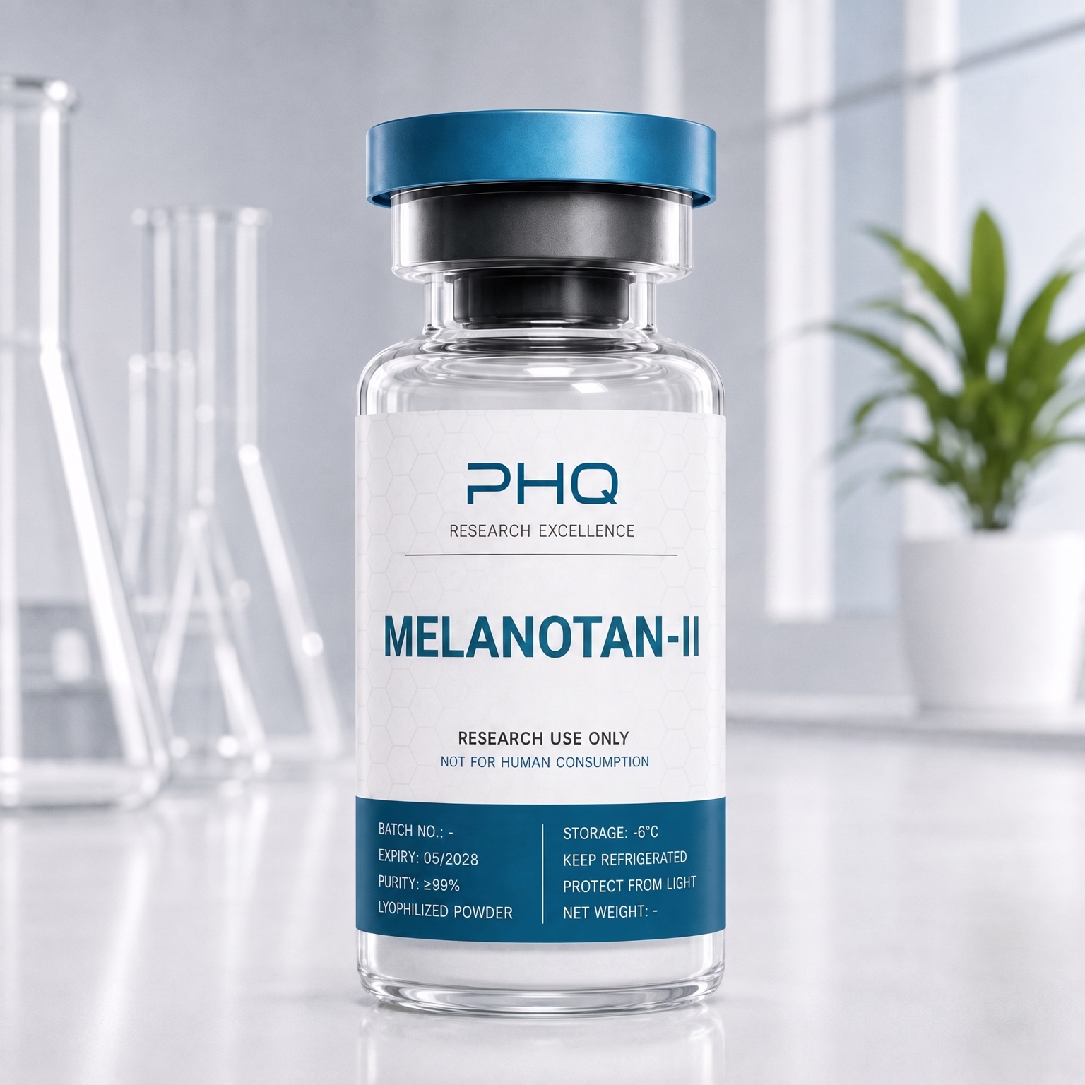Melanotan-II — research-grade peptide, 99.0% purity